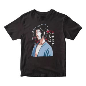 Remera Personaje Sasuke Naruto Anime 100% Algodon