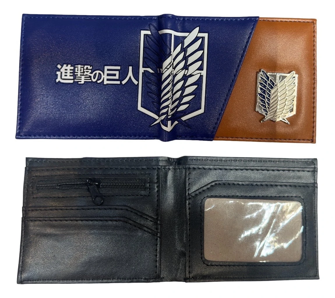 Billetera Anime Attack On Titan Con Relieve - Mundo Geek