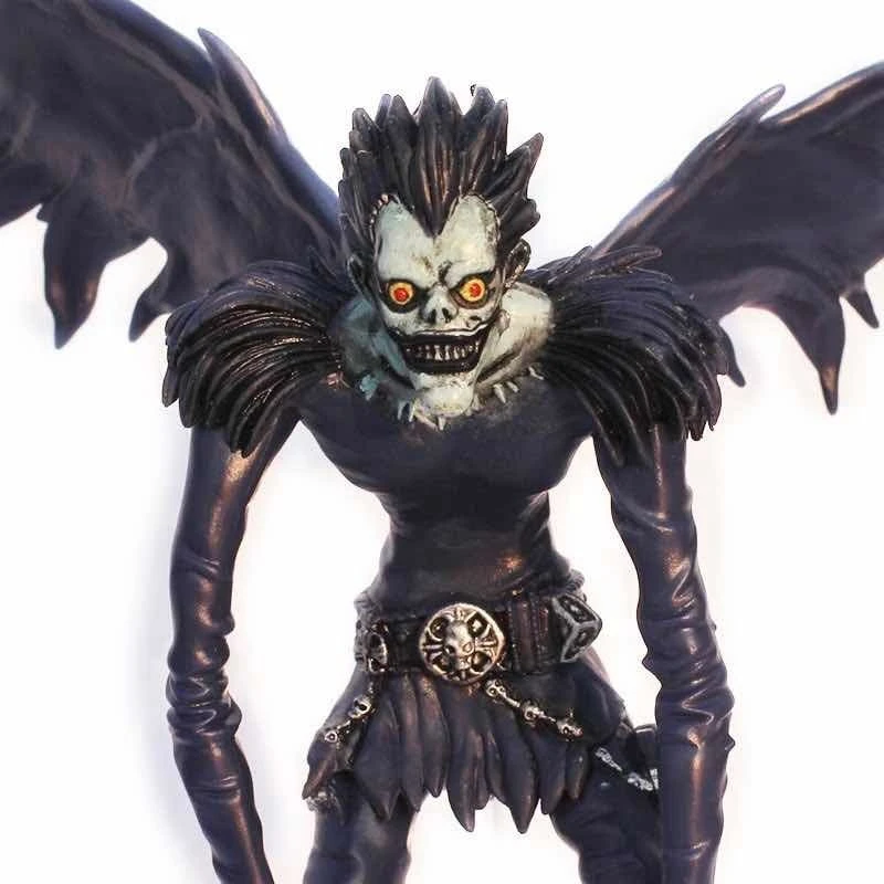 Libreta Death Note Con Pluma + Figura Ryuk Anime Light Misa - Imagen 9