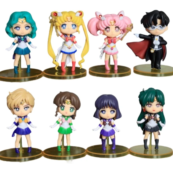 Figuras Sailor Moon Chibi De 9cm - Mundo Geek - Imagen 2