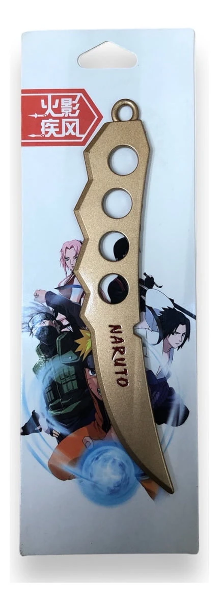 Cuchillo Táctico Mundo Geek Naruto Arma Metal Chica