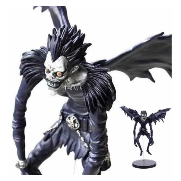 Libreta Death Note Con Pluma + Figura Ryuk Anime Light Misa - Imagen 3
