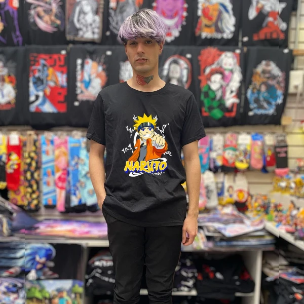 Remera Personaje Naruto Uzumaki De Anime Naruto 100% Algodon - Imagen 3