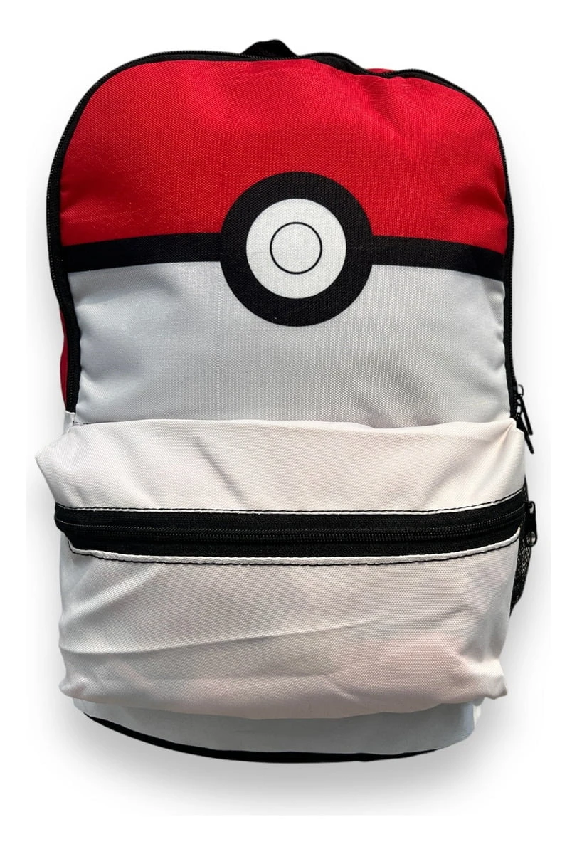 Mochila Full Estampado Pokebola Anime Pokemon - Mundo Geek