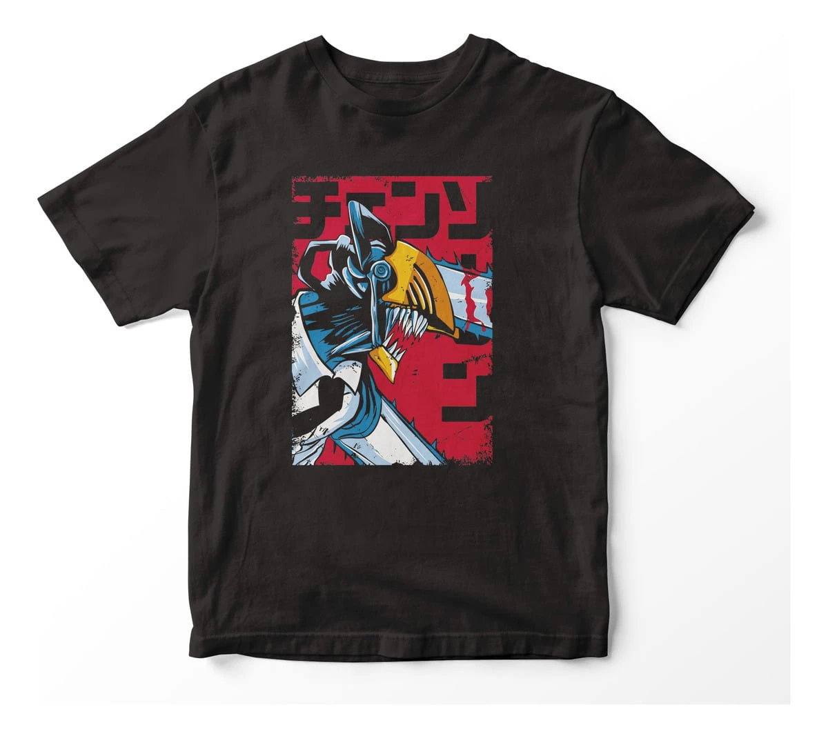 Remera Denji Anime Chainsawman 100% Algodon