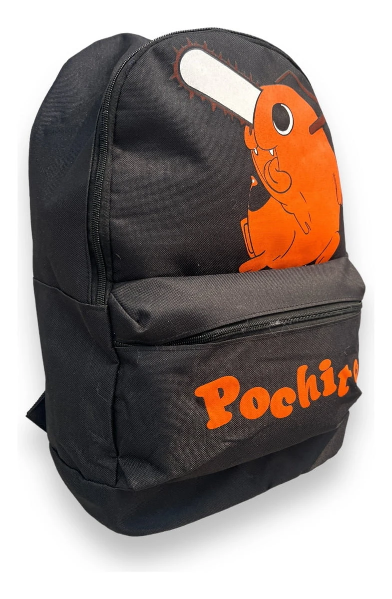 Mochila Full Estampado Pochita Anime Chainsaw Man -mundogeek - Imagen 2