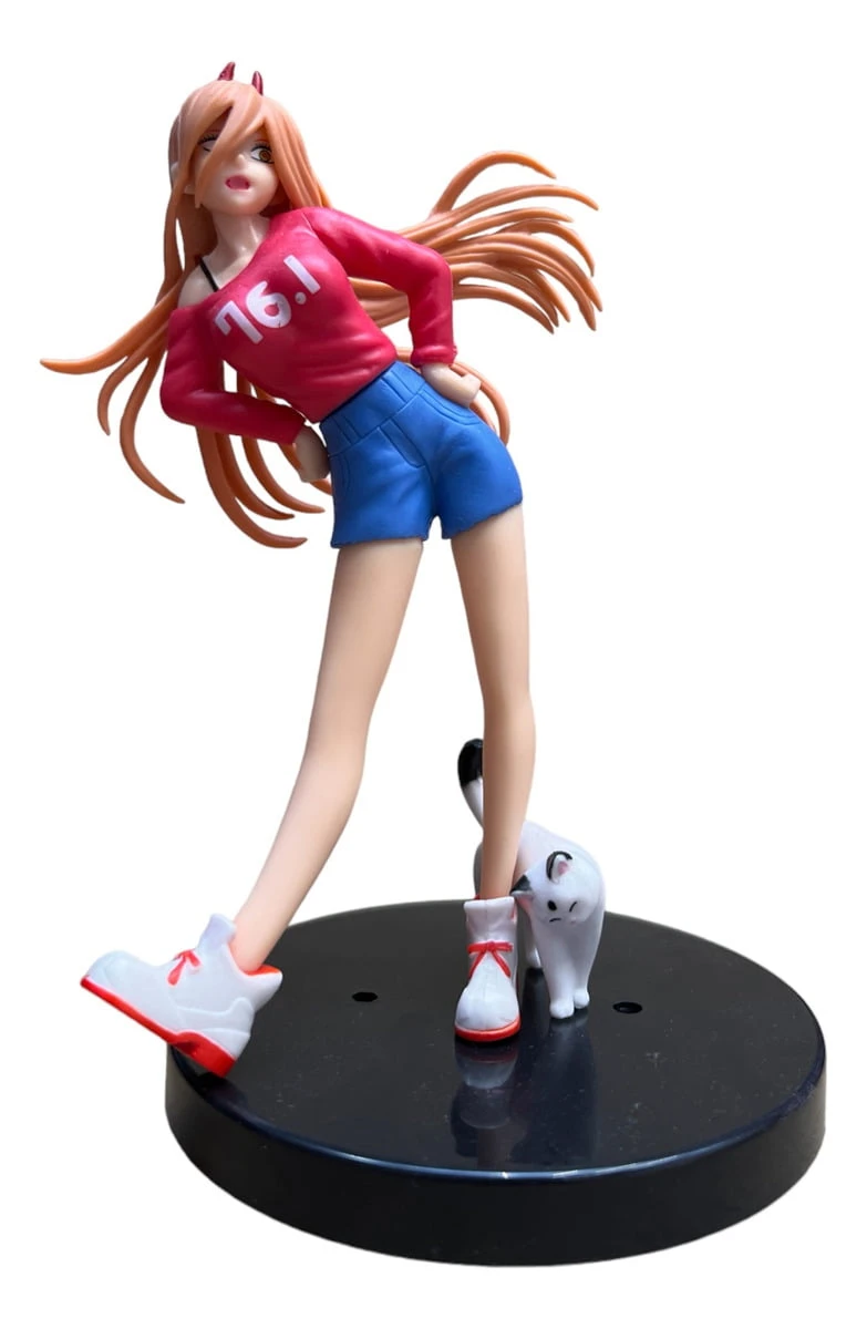 Figura De Acción Power Con Gato Chainsaw Man - Mundo Geek