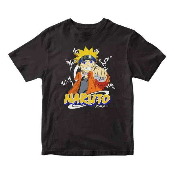 Remera Personaje Naruto Uzumaki De Anime Naruto 100% Algodon