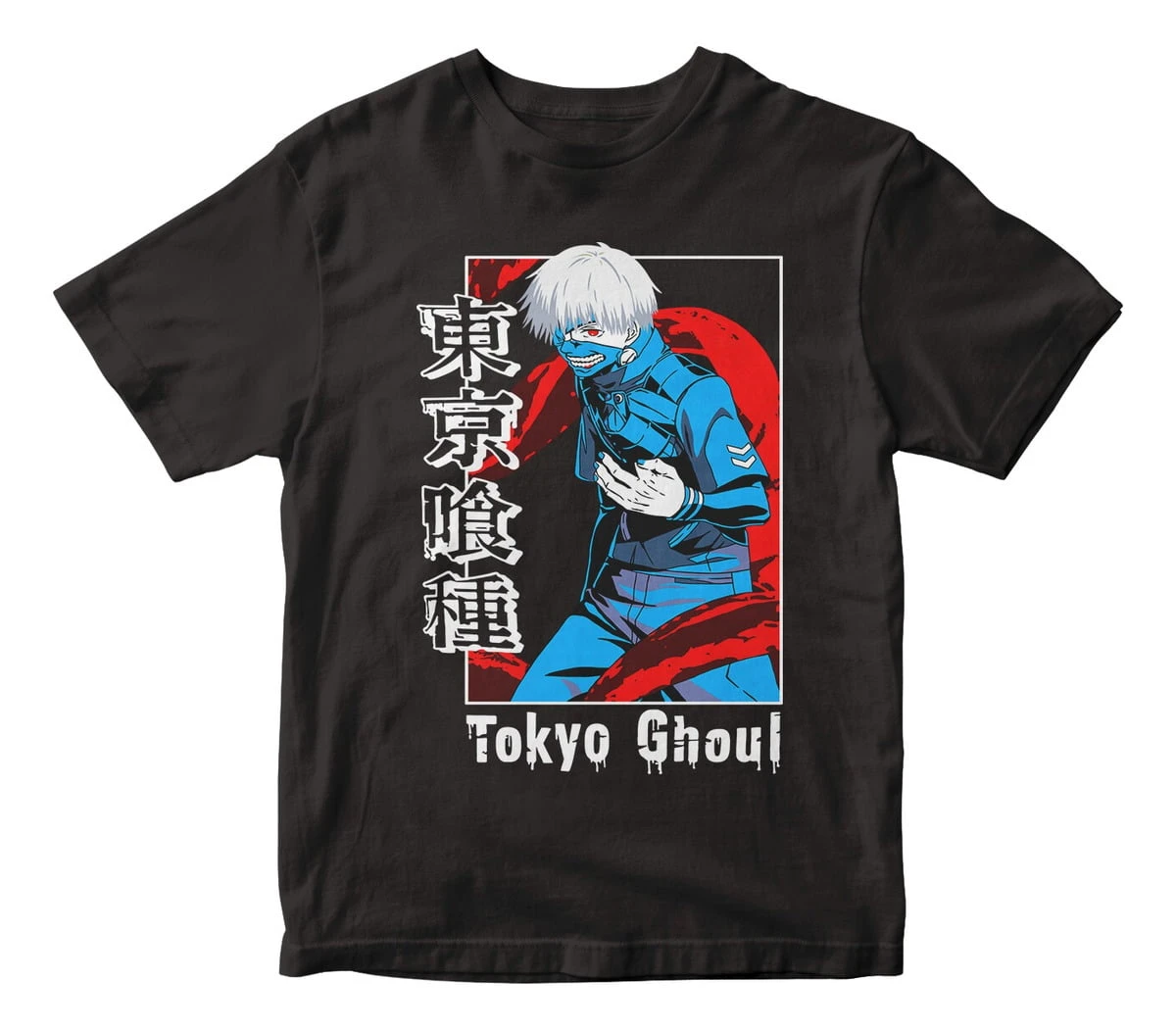 Remera Camiseta Anime Tokyo Ghoul Kaneki Mundogeek