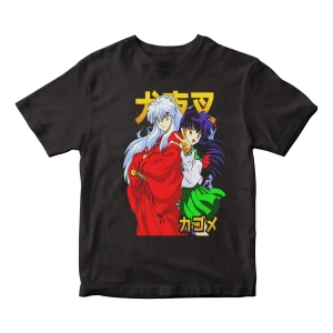 Remera Camiseta Anime Inuyasha Y Kagome Mundogeek