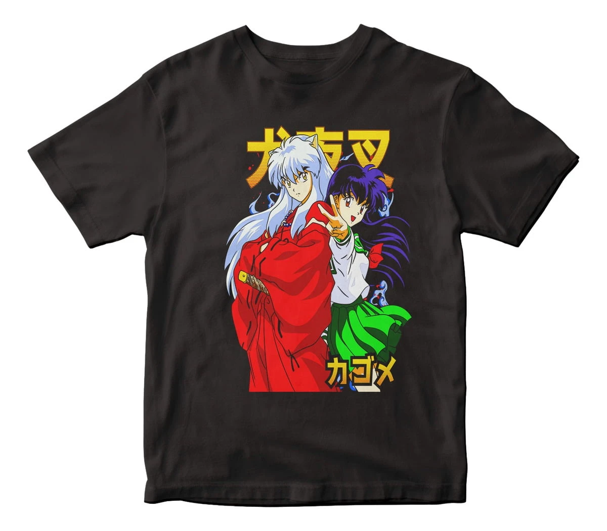 Remera Camiseta Anime Inuyasha Y Kagome Mundogeek