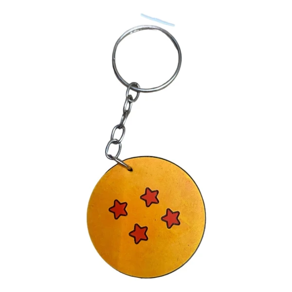Esfera De 4 Estrellas Llavero De Goma (dragón Ball Mundogeek