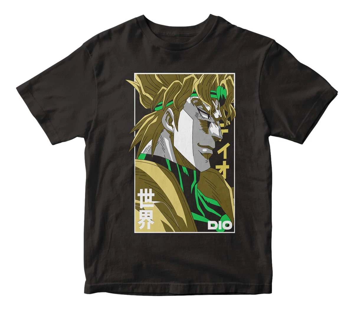 Remera Camiseta Anime Jojos Personaje Dio Mundogeek