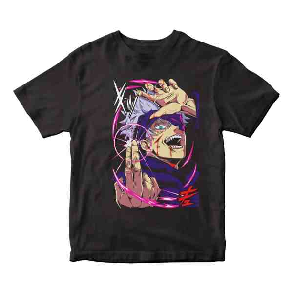 Remera Camiseta Anime Jujutsu Kaisen Personaje Satoru Gojo