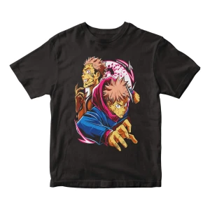 Remera Camiseta Anime Jujutsu Kaisen Itadori Y Sukuna