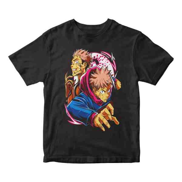 Remera Camiseta Anime Jujutsu Kaisen Itadori Y Sukuna