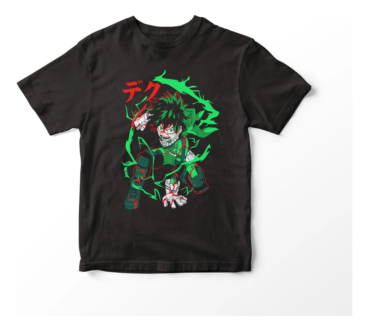 Remera Camiseta De Anime Boku No Hero Deku Poder Mundogeek