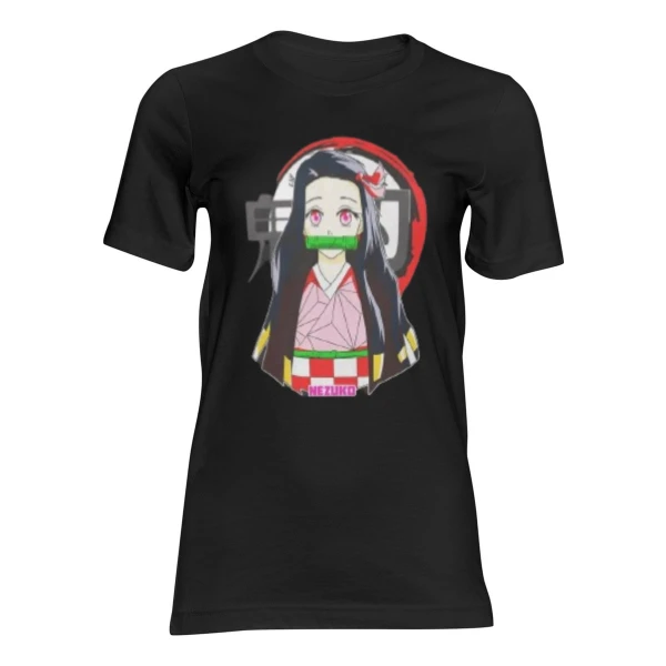 Remera Camiseta De Anime Demon Slayer Nezuko Mundogeek - Imagen 2