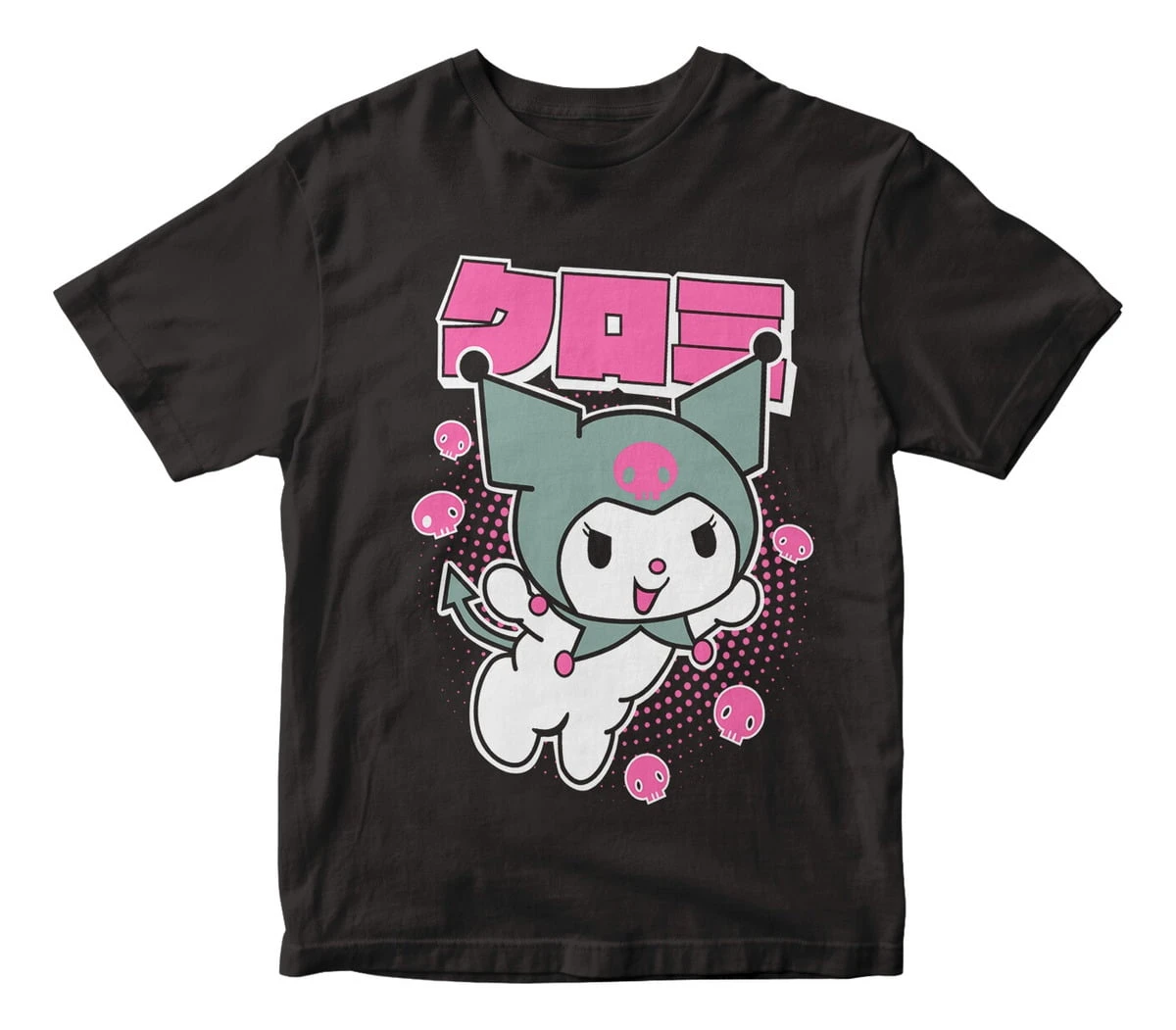 Remera Camiseta Anime Sanrio Kuromi Mundogeek