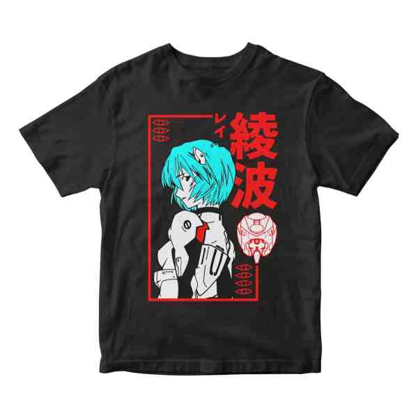 Remera Camiseta Anime Evangelion Personaje Rei Mundogeek