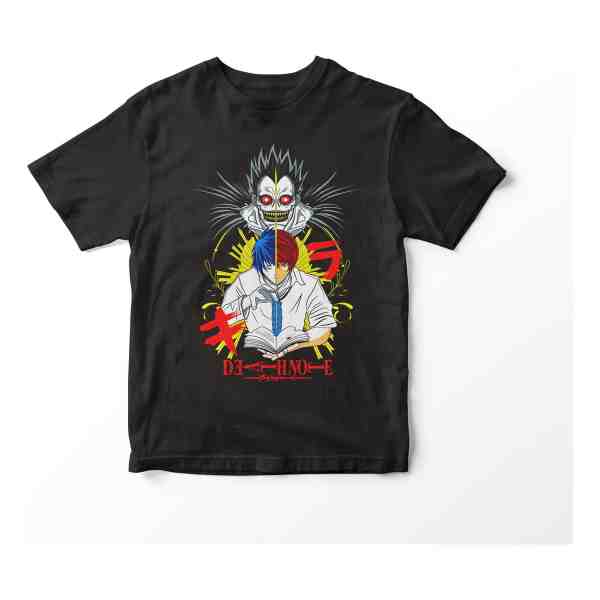 Remera De Anime Death Note Ligh L Y Ryuk Color