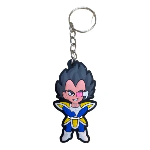 Llavero De Goma Chico Vegeta Ojo Explorador (dragón Ball)