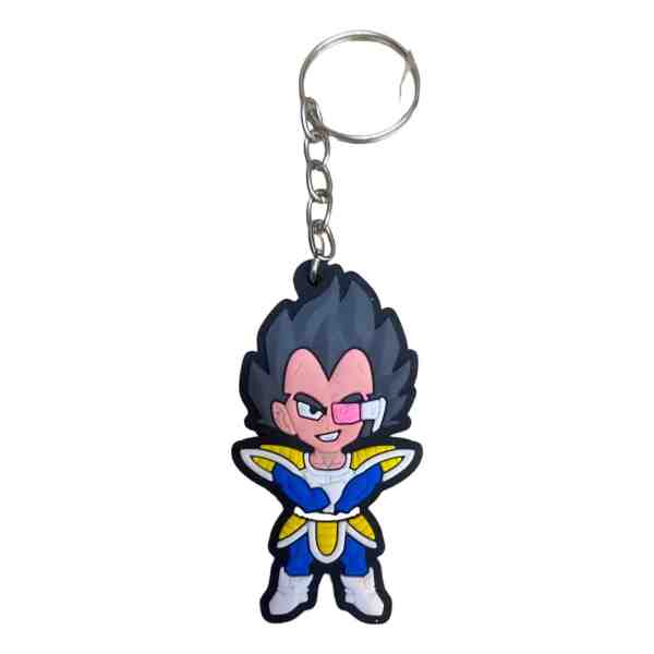 Llavero De Goma Chico Vegeta Ojo Explorador (dragón Ball)