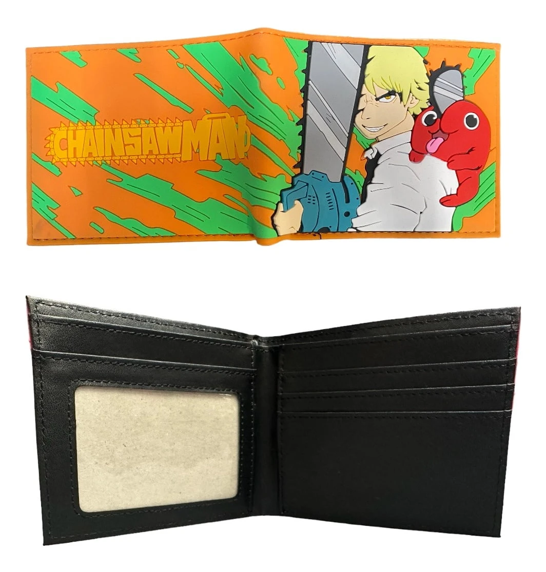 Billetera Engomada Con Relieve De Denji Pochita Chainsaw Man