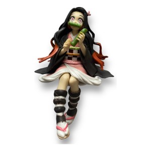 Figura Nezuko Sentada Demon Slayer Mediana 14cm Mundogeek