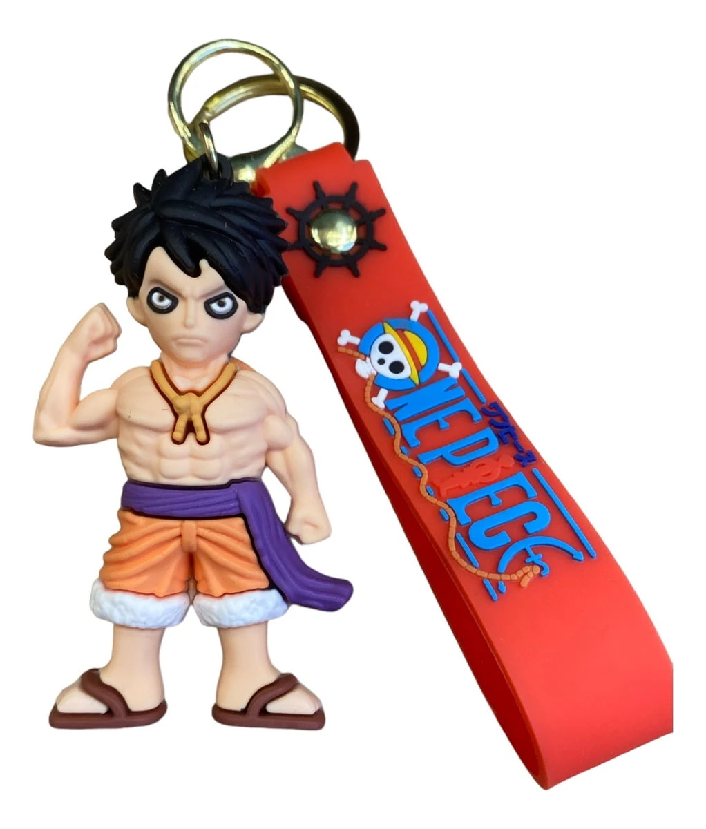 Llavero Goma 3d Luffy Musculoso ( One Piece) Mundogeek