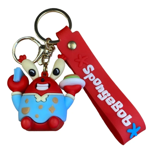 Llavero Goma 3d Don Cangrejo (bob Esponja) Mundogeek