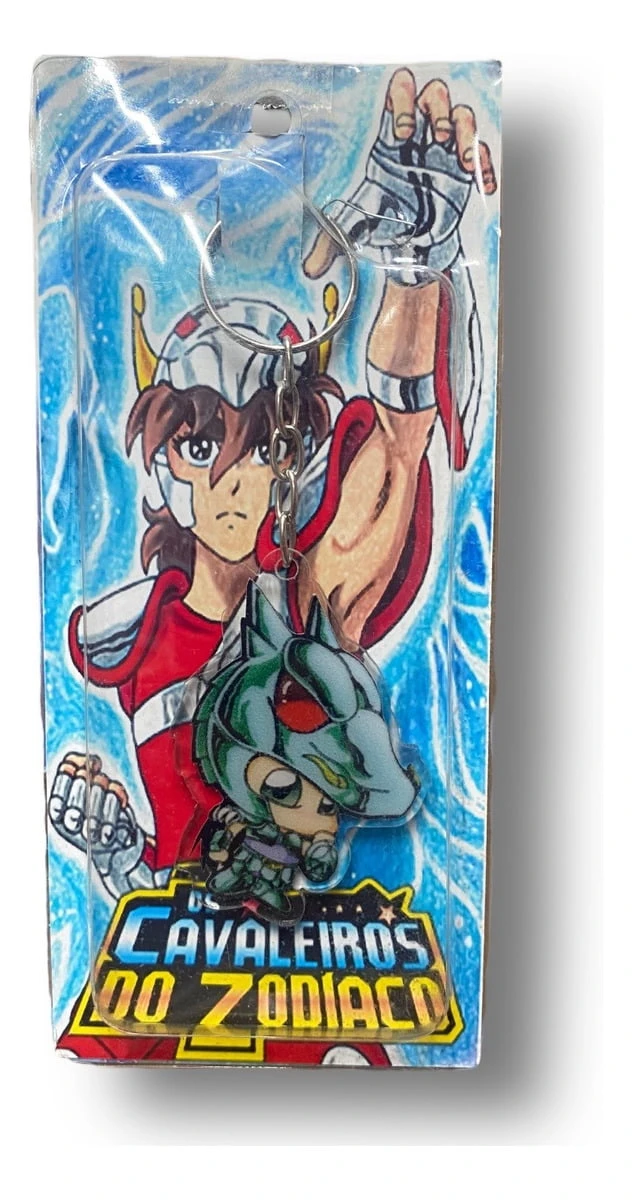 Llavero De Acrilico Mediano De Shiryu Caballeros Del Zodiaco