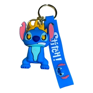 Llavero De Goma 3d Stitch Enojado Mundogeek