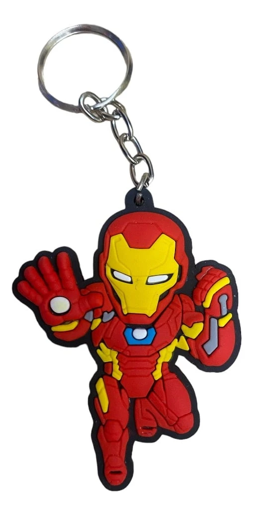 Iron Man Llavero De Goma Mundogeek