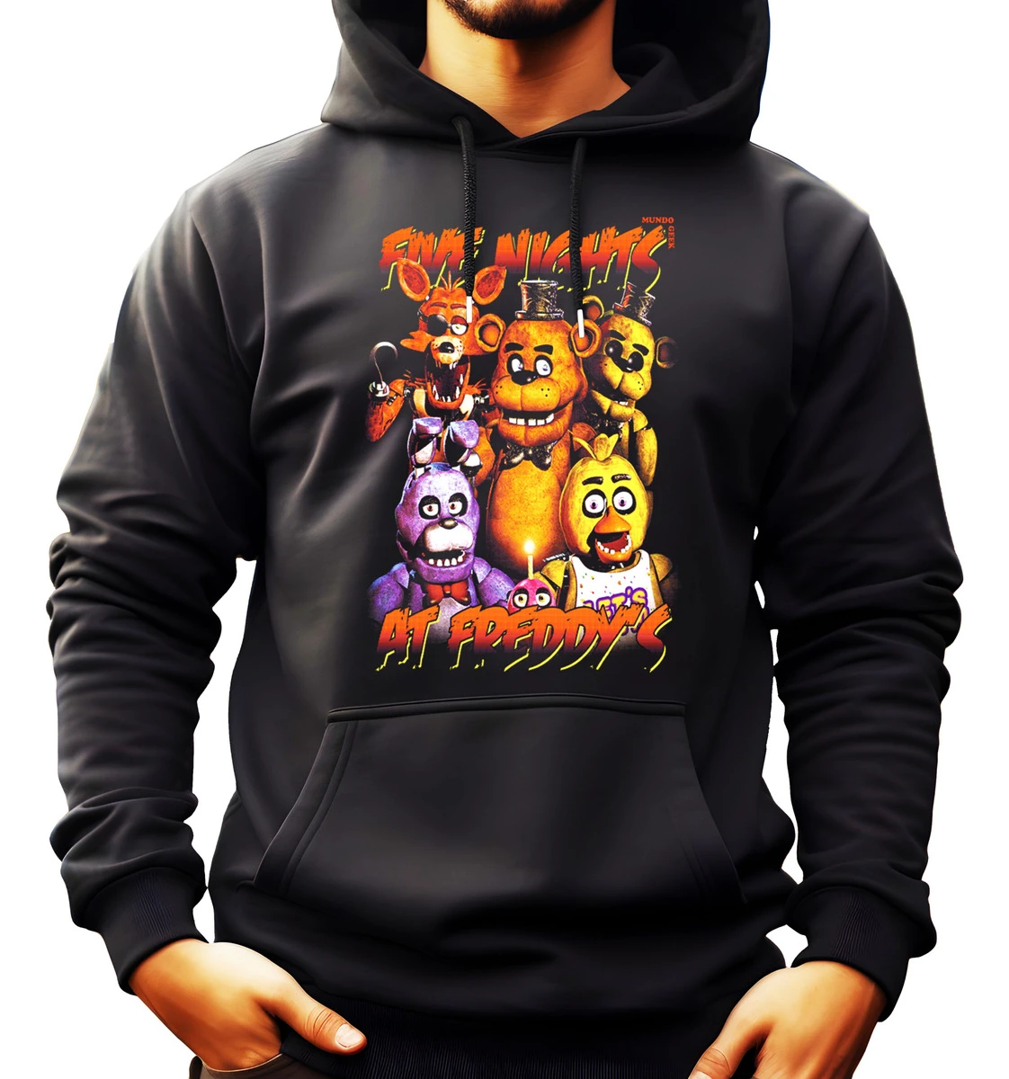 Buzo Canguro Con Capucha Anime Five Nights At Freddys