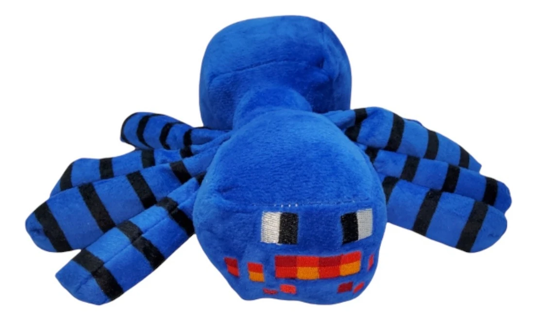Peluche Mediano Araña Azul (minecraft) Mundogeek