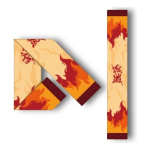 Bufanda Rengoku Demon Slayer Mundogeek
