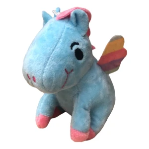 Peluche Llavero Unicornio Celeste Mundogeek