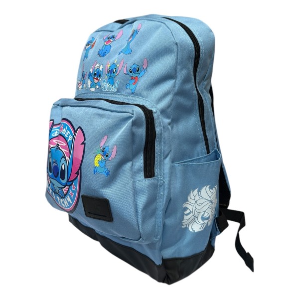 Mochila Stitch Azul Resistente Múltiples Diseño Disney - Imagen 2