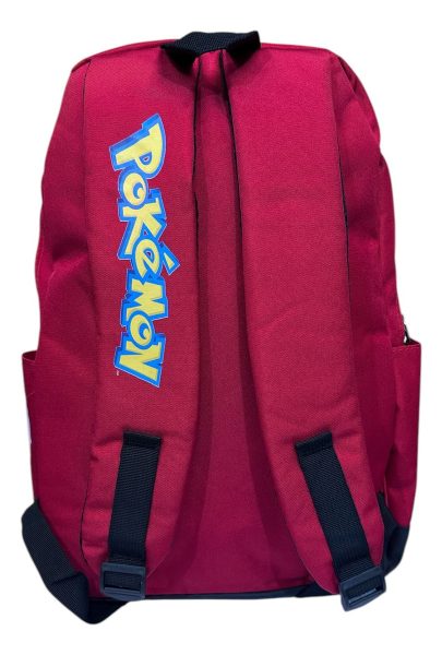 Mochila Pokémon Anime Pikachu Charmander Bulbasaur Squirtle - Imagen 3
