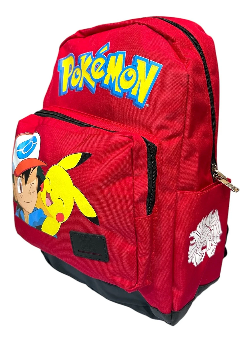Mochila Pokémon Ash Y Pikachu Anime - Grande, Resistente - Imagen 2