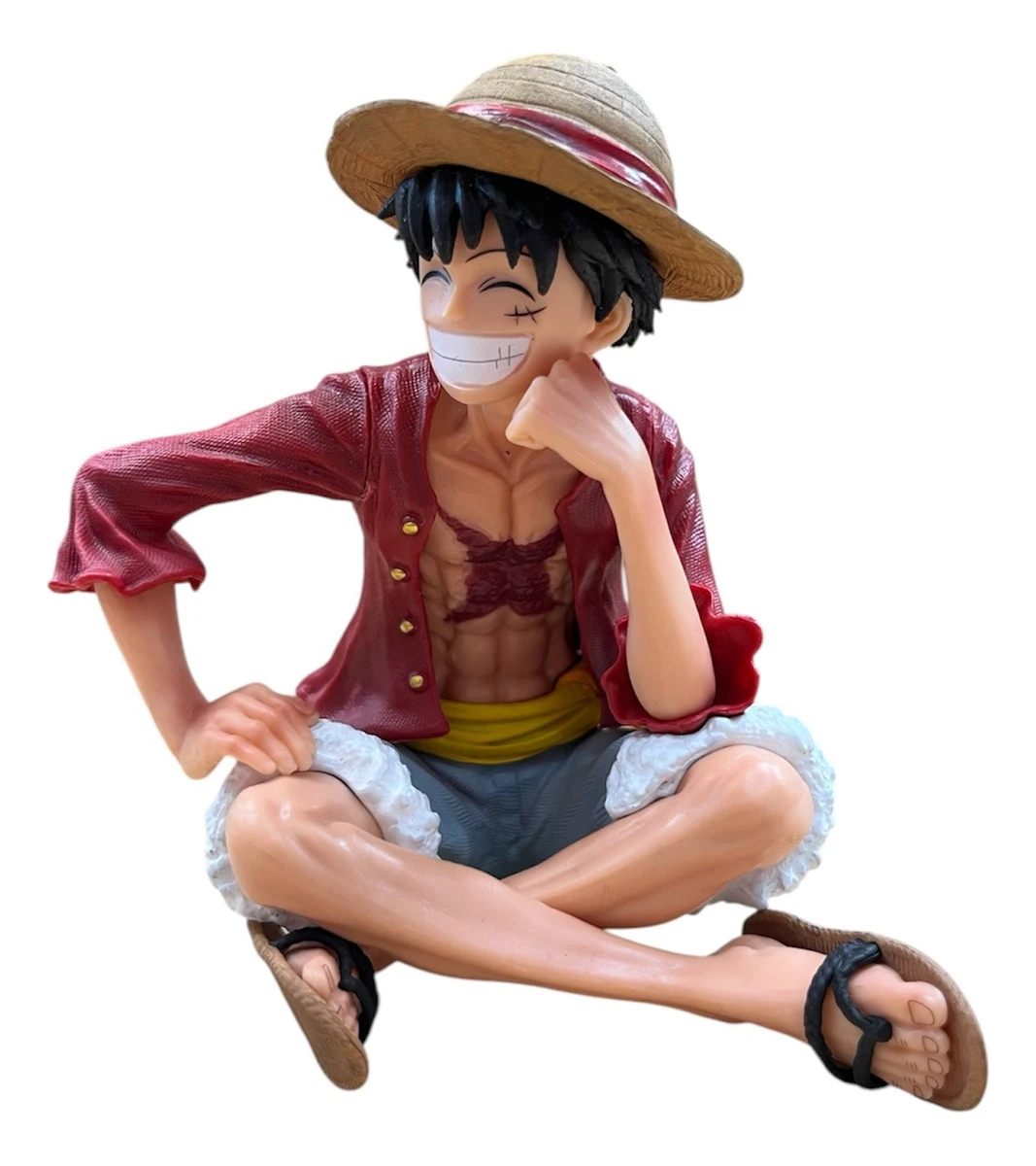 Figura De Accion Muñeco Luffy Sentado
