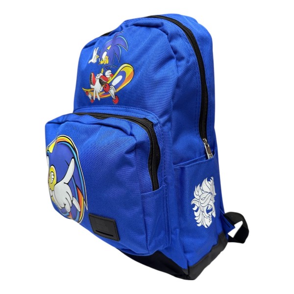 Mochila Sonic - Grande, Resistente Y Con Estilo Veloz - Imagen 2