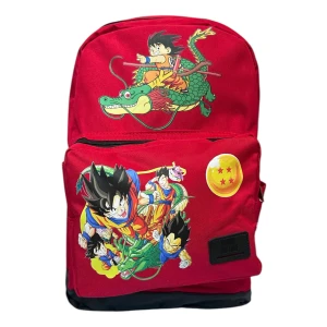Mochila Dragon Ball Anime Goku Grande, Resistente Y Versátil