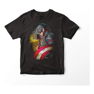 Remera Marvel Capitán América Mundogeek