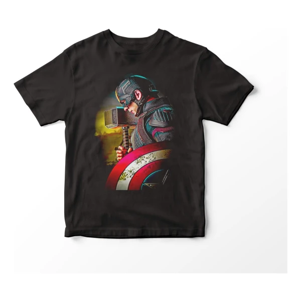 Remera Marvel Capitán América Mundogeek