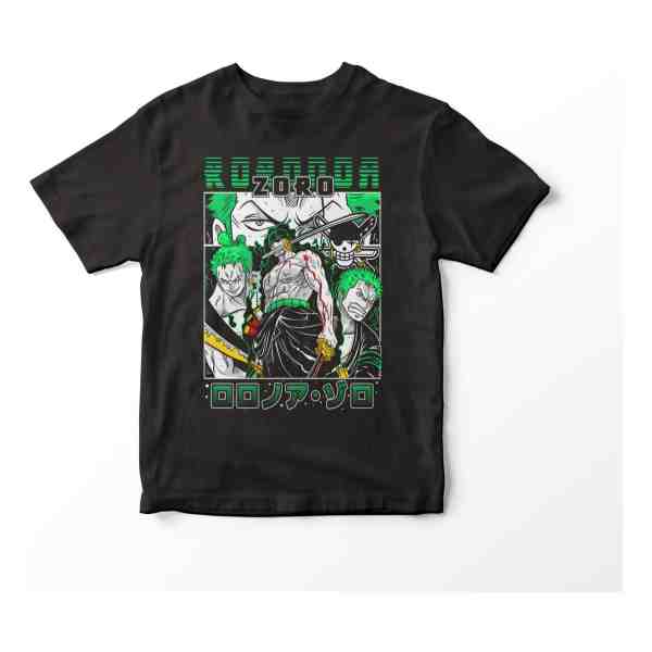 Remera Anime One Piece Zoro Mundogeek