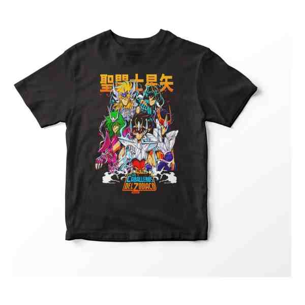 Remera Anime Caballeros Del Zodiaco Mundogeek
