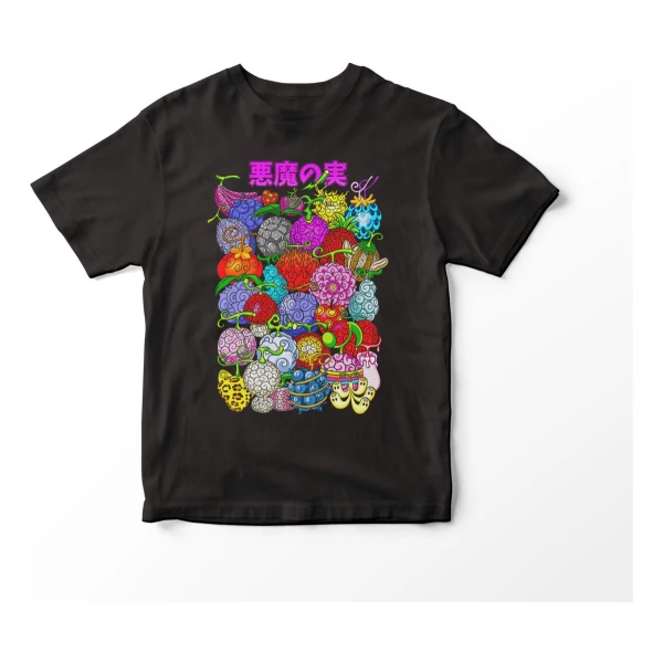Remera Anime One Piece Frutas Del Diablo Mundogeek