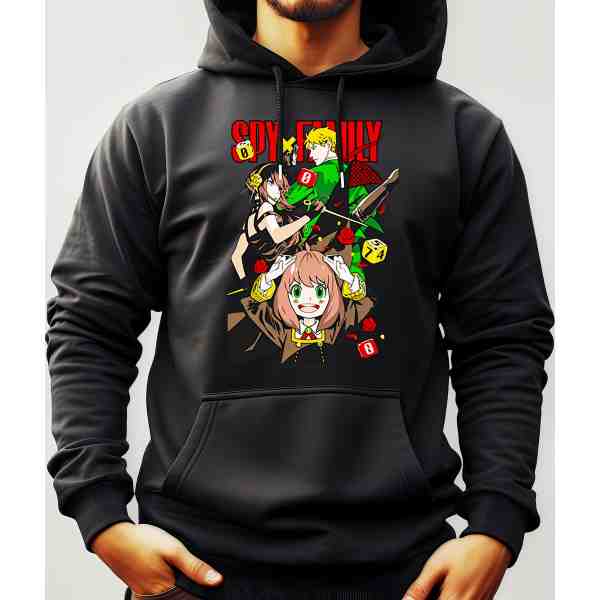 Buzo Canguro Con Capucha Anime Spy X Family Mundogeek